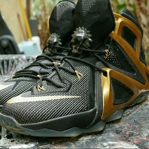 GOLD/ BLACK LEBRON 12 ELITE ID